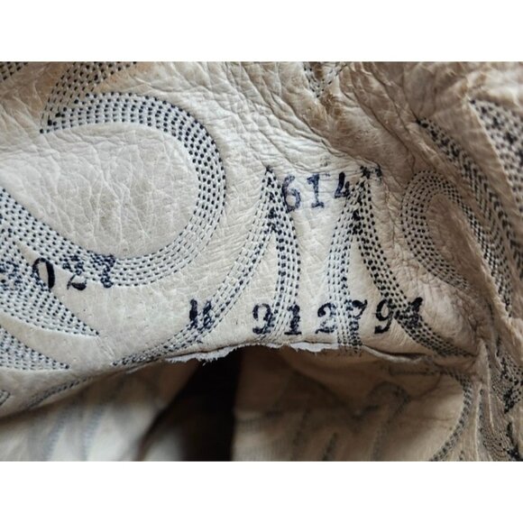 Vtg Larry Mahan Black Leather Cowboy Boots SIze 11 B, made in Texas - Picture 15 of 16